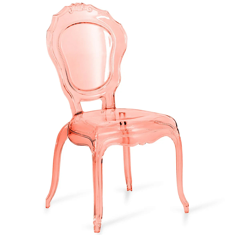 Прозрачный стул розовый LOUIS GHOST CHAIR Pink Розовый Прозрачный стул розовый LOUIS GHOST CHAIR Pink Розовый в Барнауле | Loft Concept