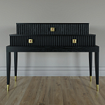 Премиальная Консоль с тремя ящиками Elsa Dreams Black варинант исполнения - 3 | Loft Concept в Барнауле