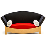 Дизайнерский диван с двумя подушками-валиками Poltronova Mitzi Sofa варинант исполнения - 1 | Loft Concept в Барнауле