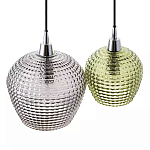 Подвесной светильник каскадный с 2-мя рельефными плафонами Cascade with Relief Lampshades варинант исполнения - 4 | Loft Concept в Барнауле