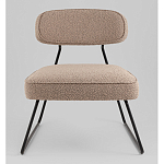 Кресло лаунж Kate букле капучино варинант исполнения - 4 | Loft Concept в Барнауле