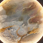 Бра в форме диска черного цвета Borders of Black варинант исполнения - 3 | Loft Concept в Барнауле