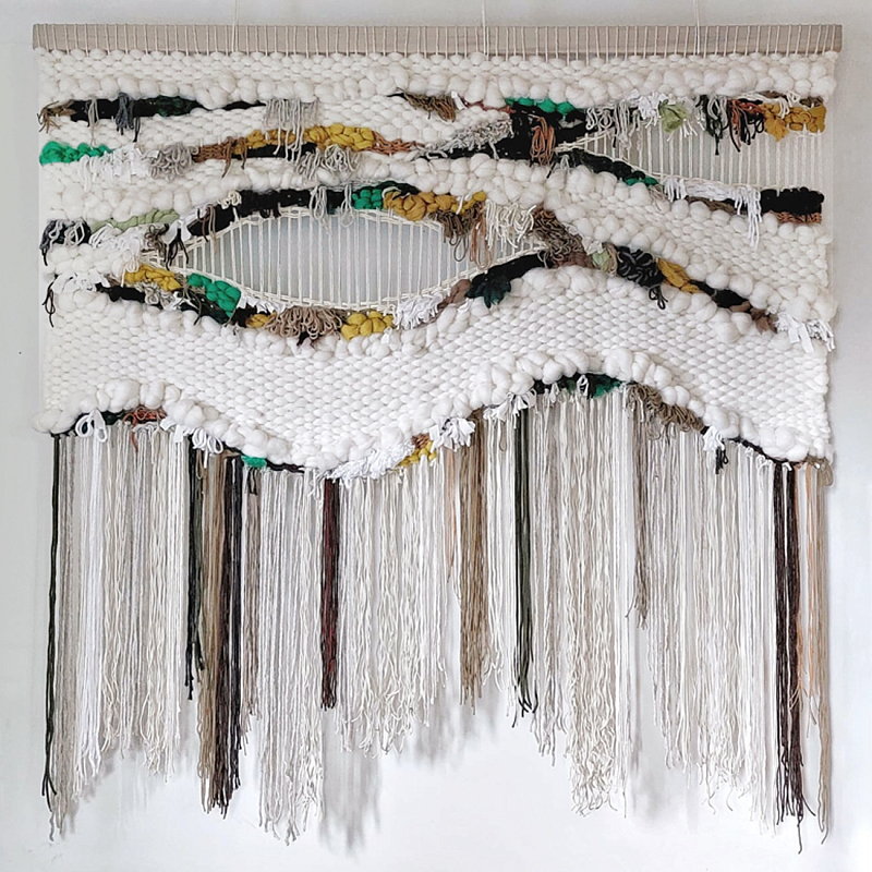 Панно Современный Гобелен Tapestry Misty Morning Белый Мульти в Барнауле | Loft Concept 