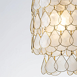Подвесной светильник с декором из натуральной морской ракушки Iridescent Light варинант исполнения - 4 | Loft Concept в Барнауле