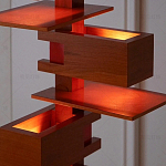 Торшер с каркасом из множества полок Links варинант исполнения - 2 | Loft Concept в Барнауле