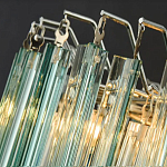 Дизайнерская люстра AQUA Blue Lagoon бирюзовое стекло несколько ярусов варинант исполнения - 4 | Loft Concept в Барнауле