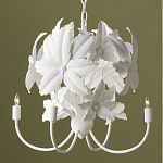 Люстра белая в виде цветков шиповника White Rosehip Flower варинант исполнения - 3 | Loft Concept в Барнауле