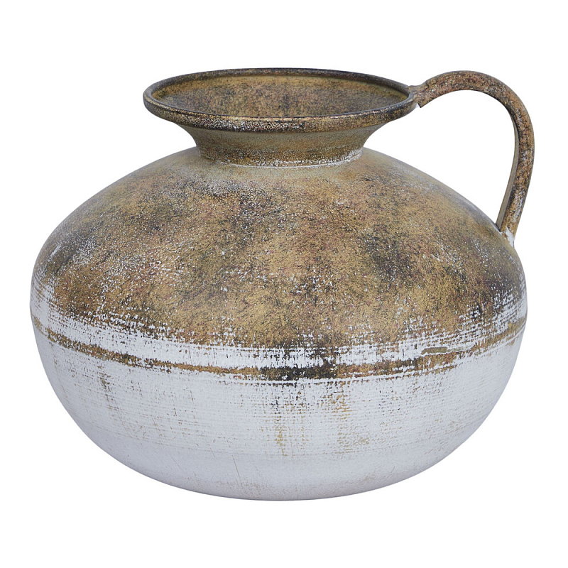 Ваза металлическая с ручкой Bygone Era  в Барнауле | Loft Concept 