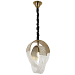 Подвесной светильник с хрустальными подвесками Godard Crystal Ring Hanging Lamp варинант исполнения - 2 | Loft Concept в Барнауле