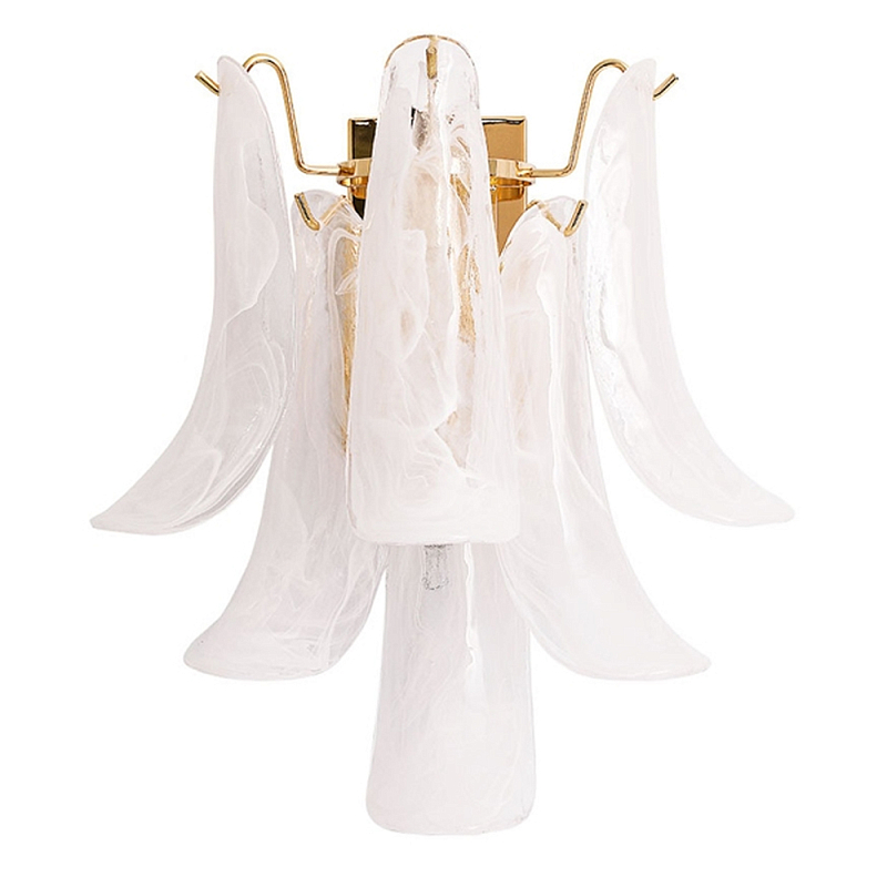 Настенный светильник Lamp Mirage Белый Золотой Настенный светильник Lamp Mirage Белый Золотой в Барнауле | Loft Concept