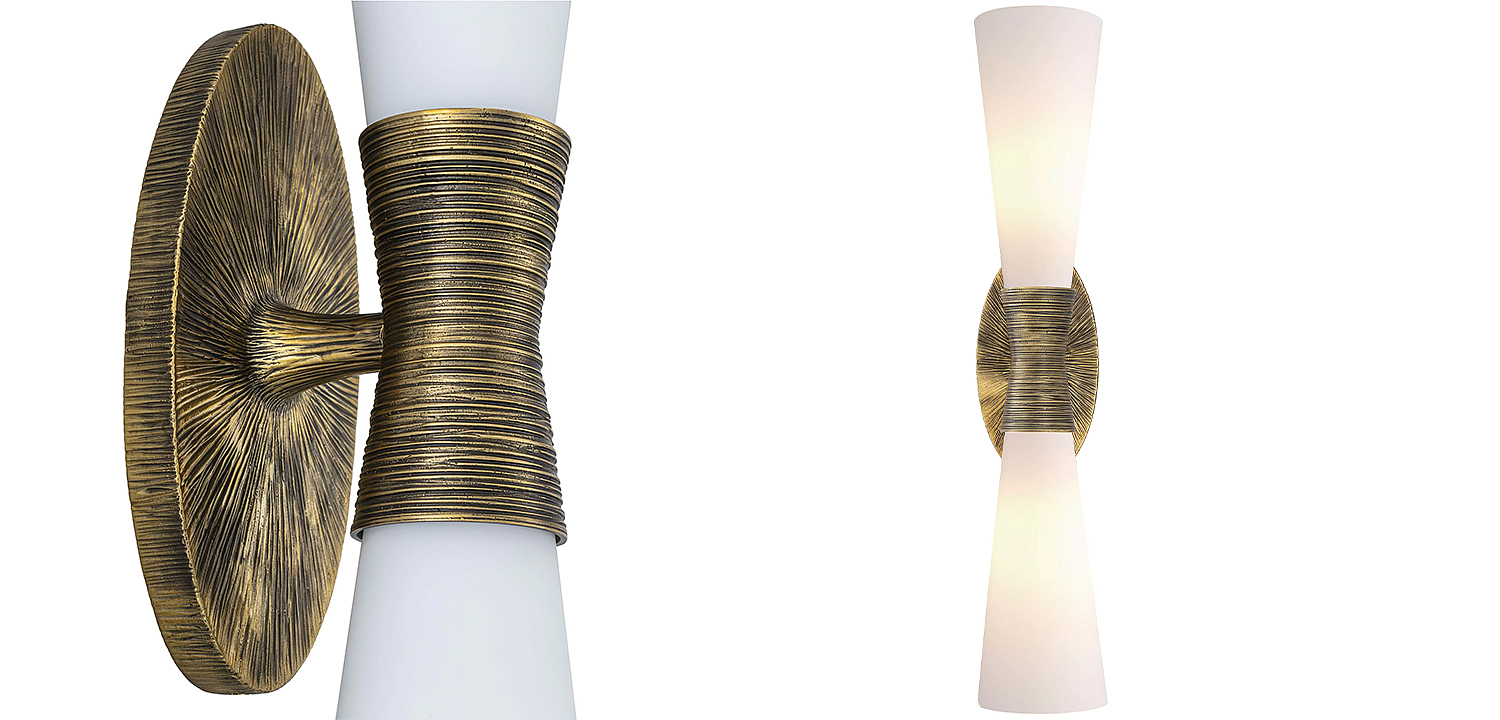 Бра Eichholtz Wall Lamp Nolita Double Бра Eichholtz Wall Lamp Nolita Double - Loft-Concept в Барнауле