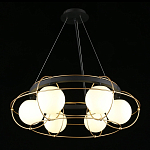 Люстра подвесная круглая с белыми плафонами Martin варинант исполнения - 3 | Loft Concept в Барнауле