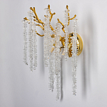 Бра золотого цвета с ветвями и хрустальными подвесками FAIRYTREE Light варинант исполнения - 3 | Loft Concept в Барнауле