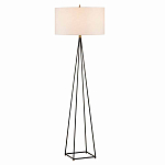 Торшер с основанием конической формы и тканевым абажуром Unusual варинант исполнения - 1 | Loft Concept в Барнауле