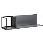 Полка навесная открытая цвета графит Strict Lines  варинант исполнения - 1 | Loft Concept в Барнауле