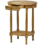 Деревянный овальный кофейный стол Margery Provence Coffee Table варинант исполнения - 2 | Loft Concept в Барнауле