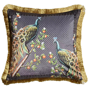 Декоративная подушка Cтиль Gucci Peacock