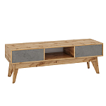 ТВ-тумба с фасадом цвета серый бетон Grace of Furniture  варинант исполнения - 1 | Loft Concept в Барнауле