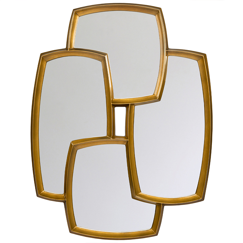 Зеркало из 4-х зеркальных полотен Mirror Decorations Золотой в Барнауле | Loft Concept 