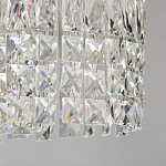 Потолочный светильник круглый с прозрачными подвесками Lunet варинант исполнения - 14 | Loft Concept в Барнауле