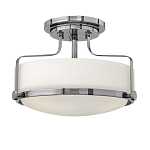 Потолочный светильник с круглым матовым белым плафоном Hinkley варинант исполнения - 9 | Loft Concept в Барнауле