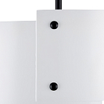 Потолочный светильник круглый светодиодный Semicircular White Panels белый варинант исполнения - 1 | Loft Concept в Барнауле