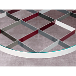 Дизайнерский круглый кофейный стол со стеклянной столешницей Gio Ponti D.555.1 Coffee Table варинант исполнения - 3 | Loft Concept в Барнауле