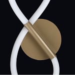 Бра с белым плафоном в форме восьмерки и круглым основанием Luke Lampco Tracer Lamp варинант исполнения - 5 | Loft Concept в Барнауле