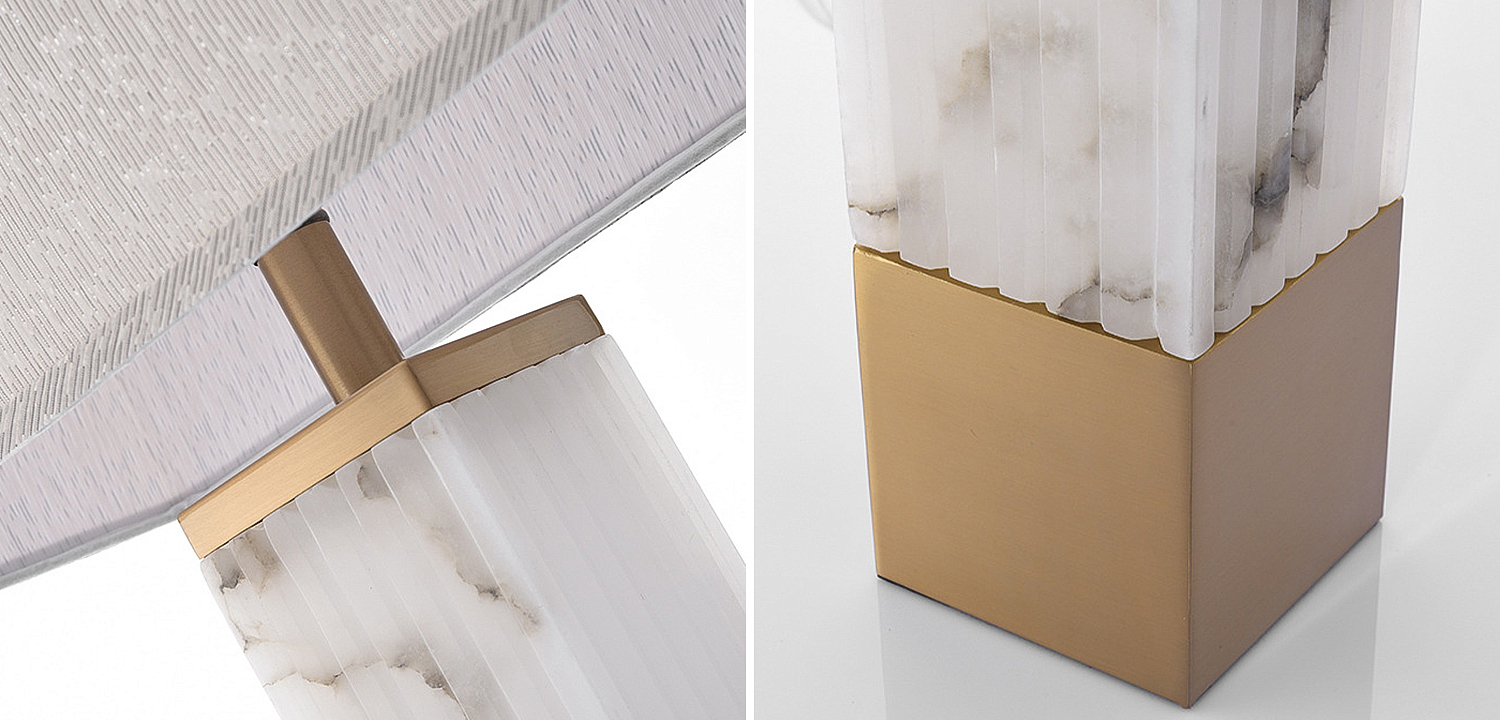Настольная лампа Blanchefleur Marble Table Lamp Настольная лампа Blanchefleur Marble Table Lamp - Loft-Concept в Барнауле