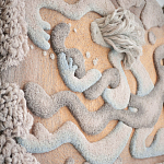 Тканый вручную монументальный настенный гобелен Soft Inception варинант исполнения - 2 | Loft Concept в Барнауле