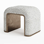 Пуф Forli с элегантной латунной вставкой варинант исполнения - 1 | Loft Concept в Барнауле