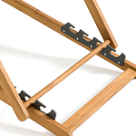 Шезлонг из акации и ткани Venezuela варинант исполнения - 9 | Loft Concept в Барнауле