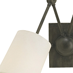 Бра с двумя тканевыми абажурами в форме цилиндра Prerequisites варинант исполнения - 1 | Loft Concept в Барнауле