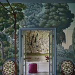 Обои ручная роспись Malmaison Special Colourway on Auguste scenic paper варинант исполнения - 2 | Loft Concept в Барнауле