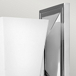 Бра с белым матовым плафоном на прямоугольном основании цвета хром Hinkley варинант исполнения - 2 | Loft Concept в Барнауле