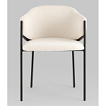 Стул Brace букле белый варинант исполнения - 4 | Loft Concept в Барнауле