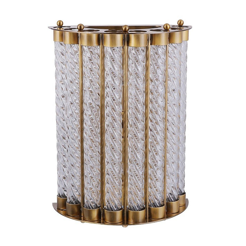 Бра Glass Spirals Sconces Бронза Прозрачное Стекло Бра Glass Spirals Sconces Бронза Прозрачное Стекло в Барнауле | Loft Concept