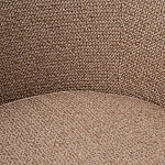 Кресло вращающееся черно-золотая рогожка Julia Armchair Golden Belt варинант исполнения - 4 | Loft Concept в Барнауле