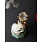 Подсвечник в виде кошки из фарфора с бронзовыми элементами Paradise Cat варинант исполнения - 6 | Loft Concept в Барнауле