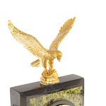 Настольный письменный набор из змеевика  и бронзы с декором в виде орла в подарочной упаковке Successful Leader варинант исполнения - 3 | Loft Concept в Барнауле