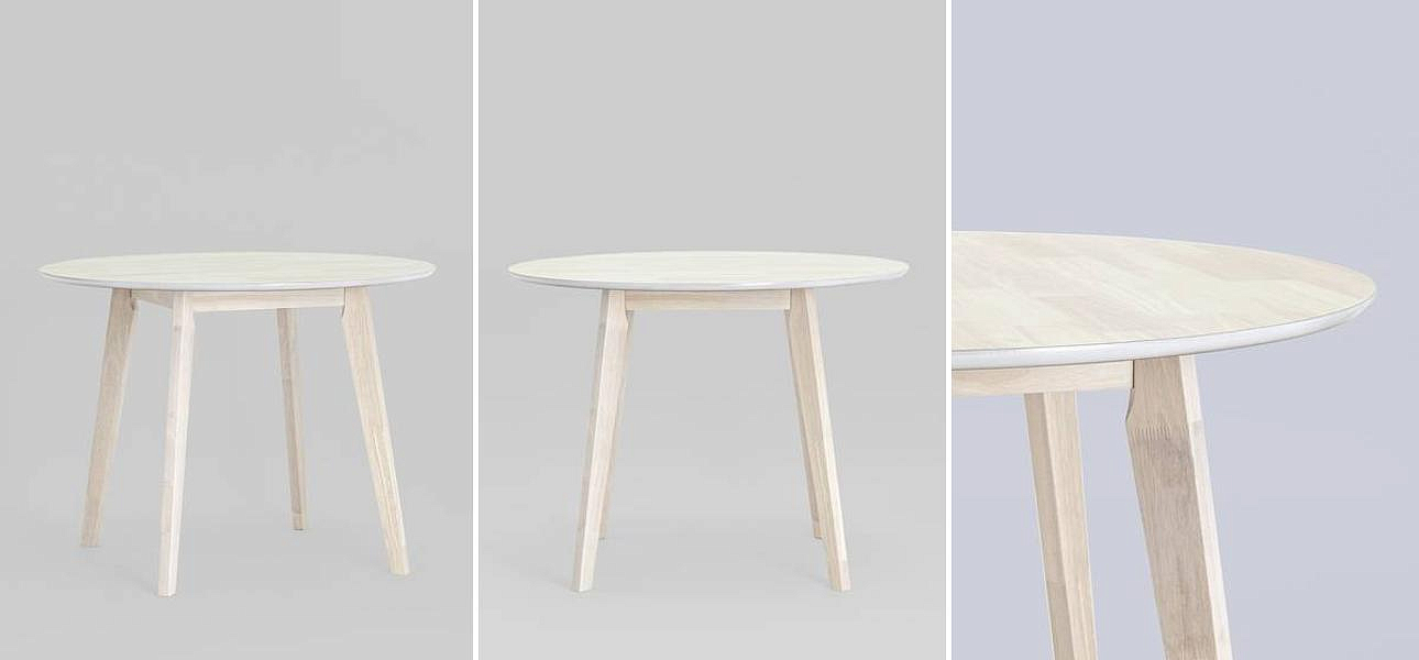 Стол обеденный Bleached Oak Стол обеденный Bleached Oak - Loft-Concept в Барнауле