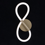 Бра с белым плафоном в форме восьмерки и круглым основанием Luke Lampco Tracer Lamp варинант исполнения - 2 | Loft Concept в Барнауле