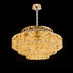 Люстра хрустальная в неоклассическом стиле на золотистом каркасе Majesty варинант исполнения - 5 | Loft Concept в Барнауле