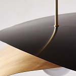 Люстра круглая с 2-мя металлическими абажурами Andromeda варинант исполнения - 4 | Loft Concept в Барнауле