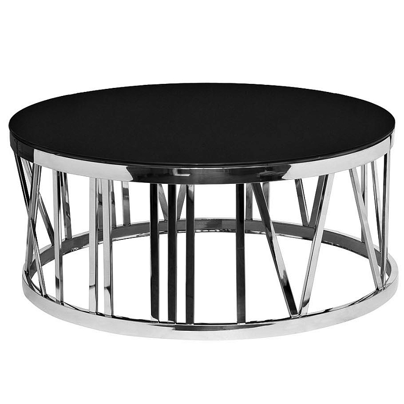Стол V-section Table 100 Хром Глянцевый черный Стол V-section Table 100 Хром Глянцевый черный в Барнауле | Loft Concept