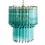 Дизайнерская люстра Blue Lagoon glass бирюзовое стекло  варинант исполнения - 1 | Loft Concept в Барнауле