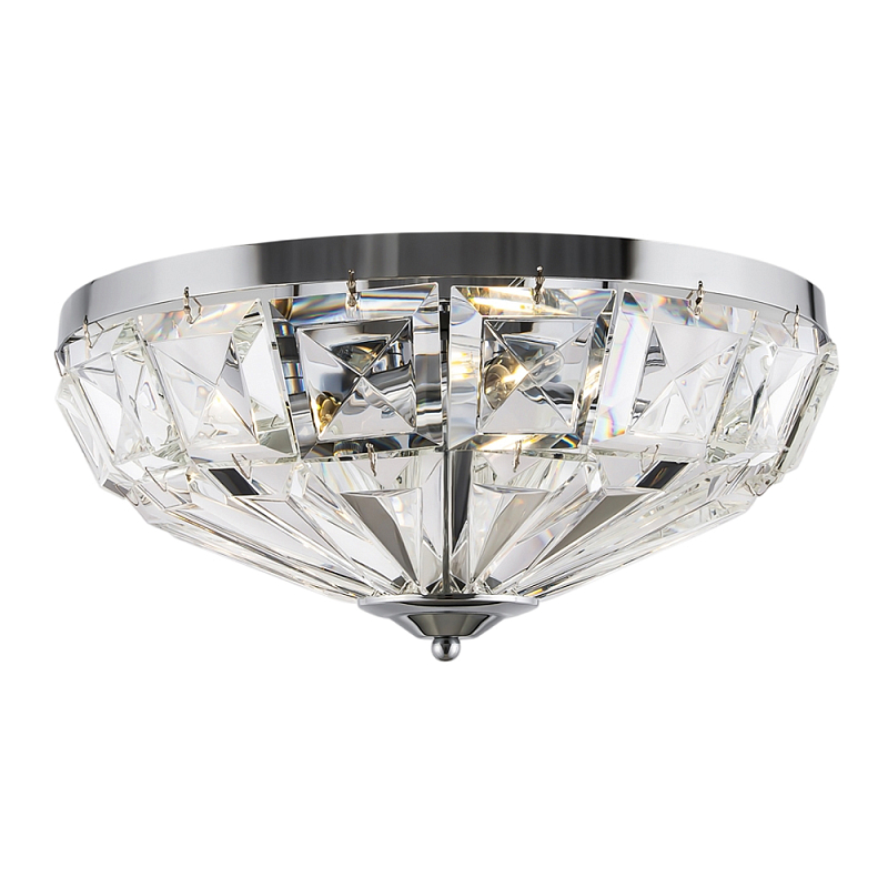 Потолочный светильник Facet E14х4 Хром Прозрачный в Барнауле | Loft Concept 