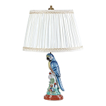 Настольная лампа с абажуром и основанием в виде попугая Parrot Table Lamp варинант исполнения - 1 | Loft Concept в Барнауле
