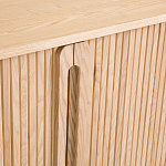 Длинный низкий буфет с 2-мя раздвижными дверцами Toinette Light Cupboard варинант исполнения - 12 | Loft Concept в Барнауле