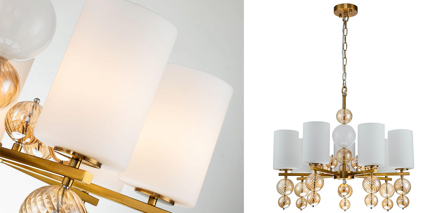 Люстра Blown Glass Balloons Chandelier 7 Люстра Blown Glass Balloons Chandelier 7 - Loft-Concept в Барнауле